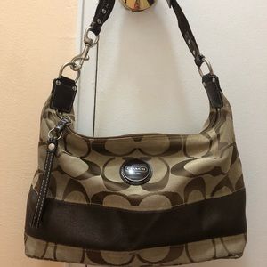 Coach Authentic Signature Logo shoulder bag